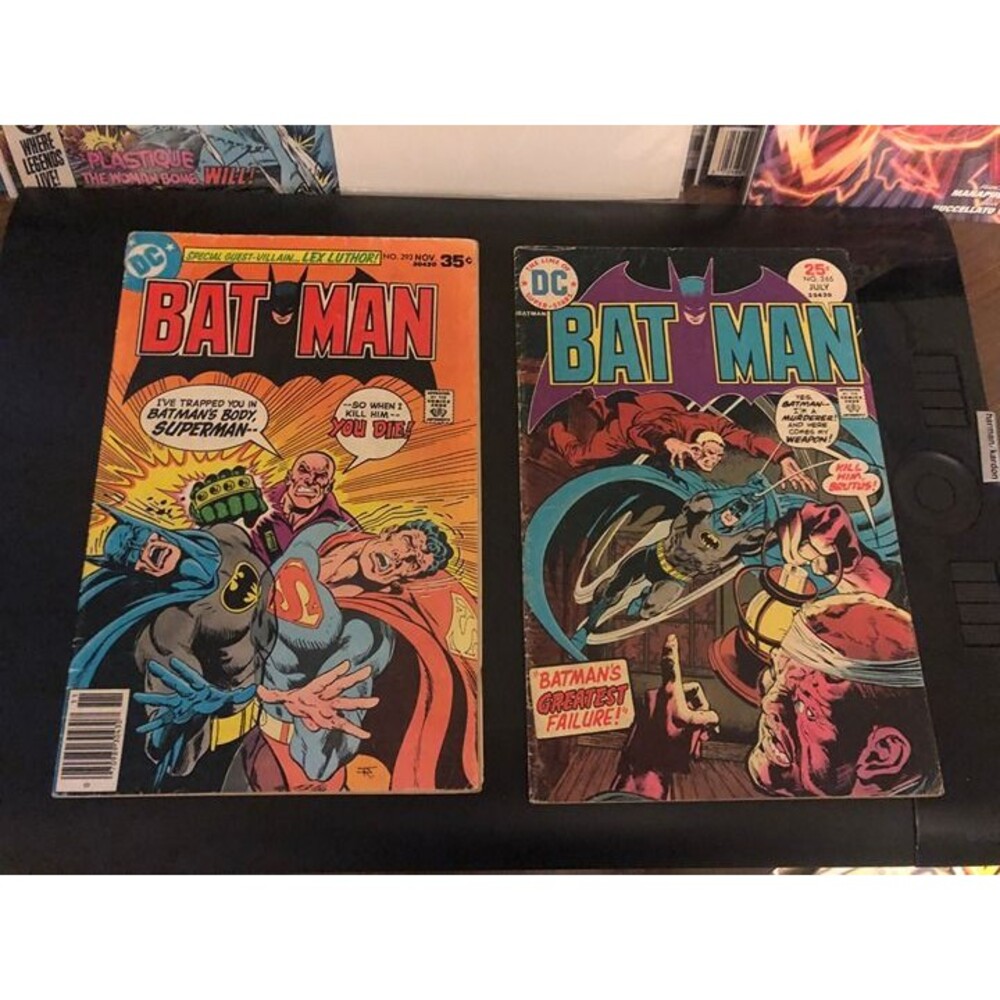 Batman #293 Superman Lex Luthor! 1977+Batman #265 Comic Book July 1975 VG
